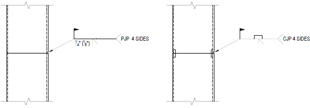 HSS Column Splices 5 Figure 5 Direct Weld Splice Options e1589818431535 HSS Column Splices