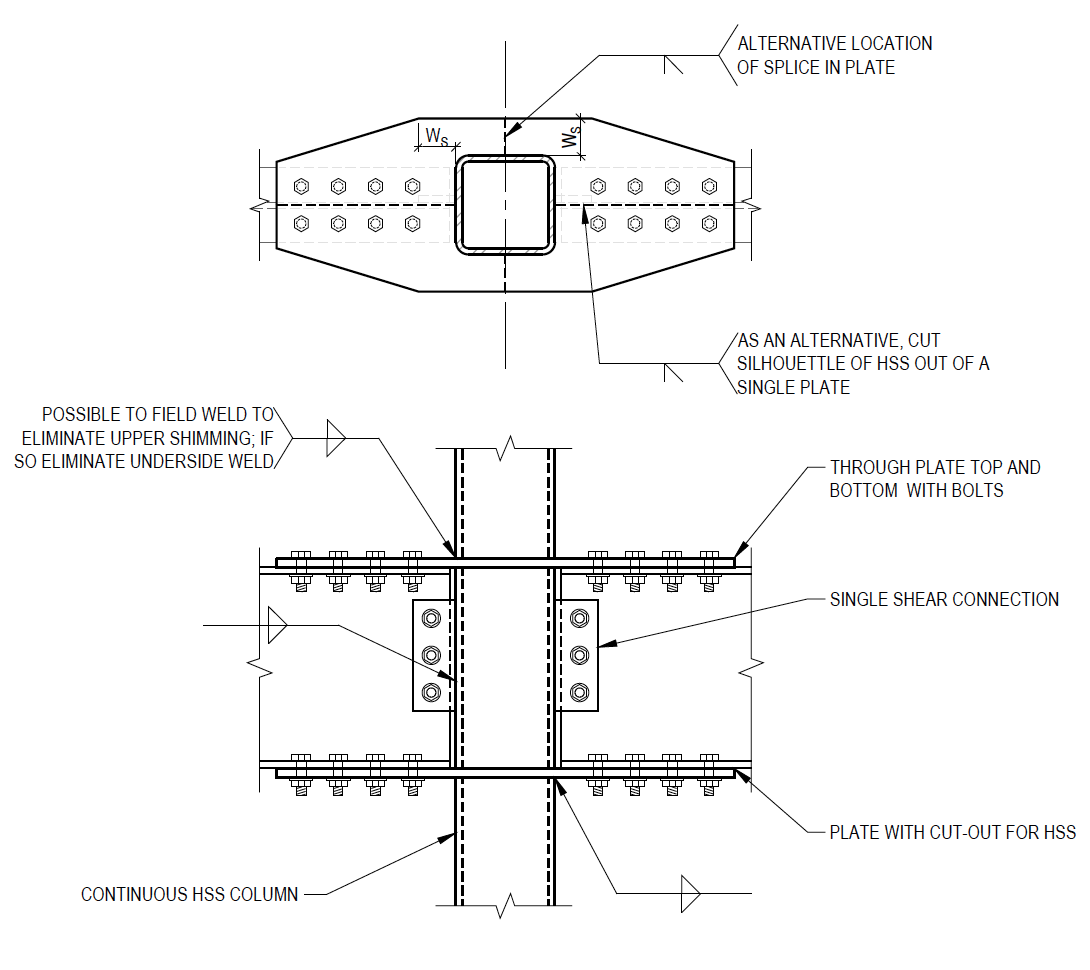 Wide-Flange Beam to HSS Column Moment Connections 4 Exterior Diaphragm Plate