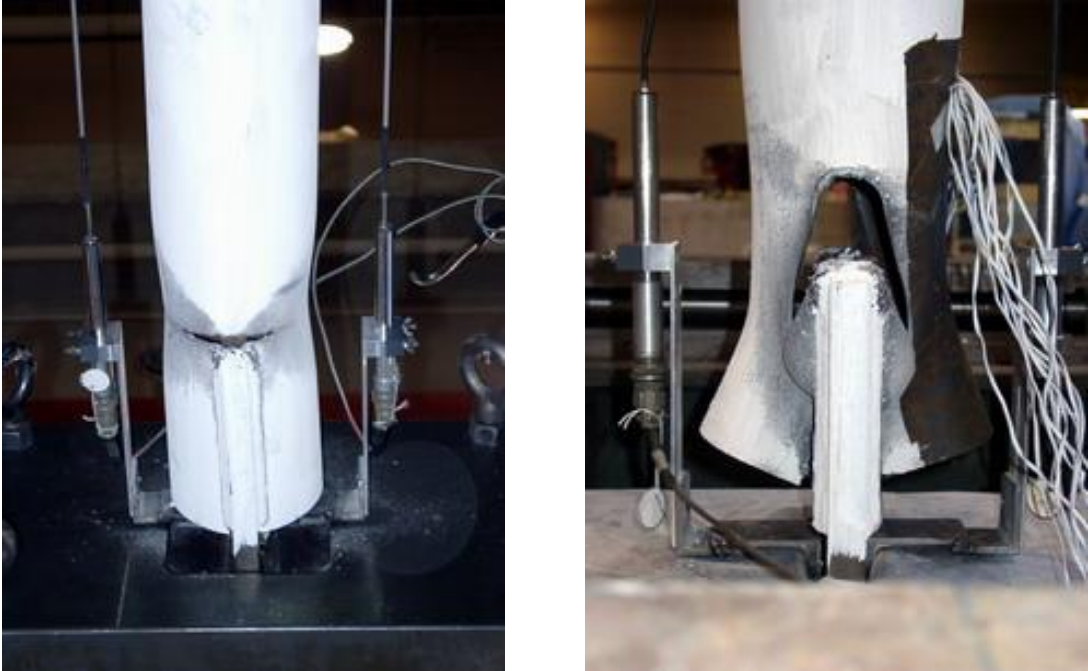 Shear Lag in Slotted-End HSS Welded Connections 2 Failure modes for slotted HSS concentric gusset plate connections