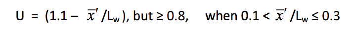 Shear Lag in Slotted-End HSS Welded Connections 5 A bi-linear, conservative version of the curve in Figure 3 was taken for CSA S16-14, where: