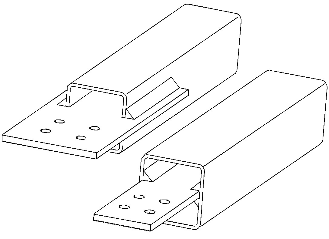 Hidden Bolted HSS Splices 1 hss 1 Hidden Bolted HSS Splices