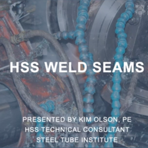 Webinars On Demand: HSS Weld Seams (May 2020)