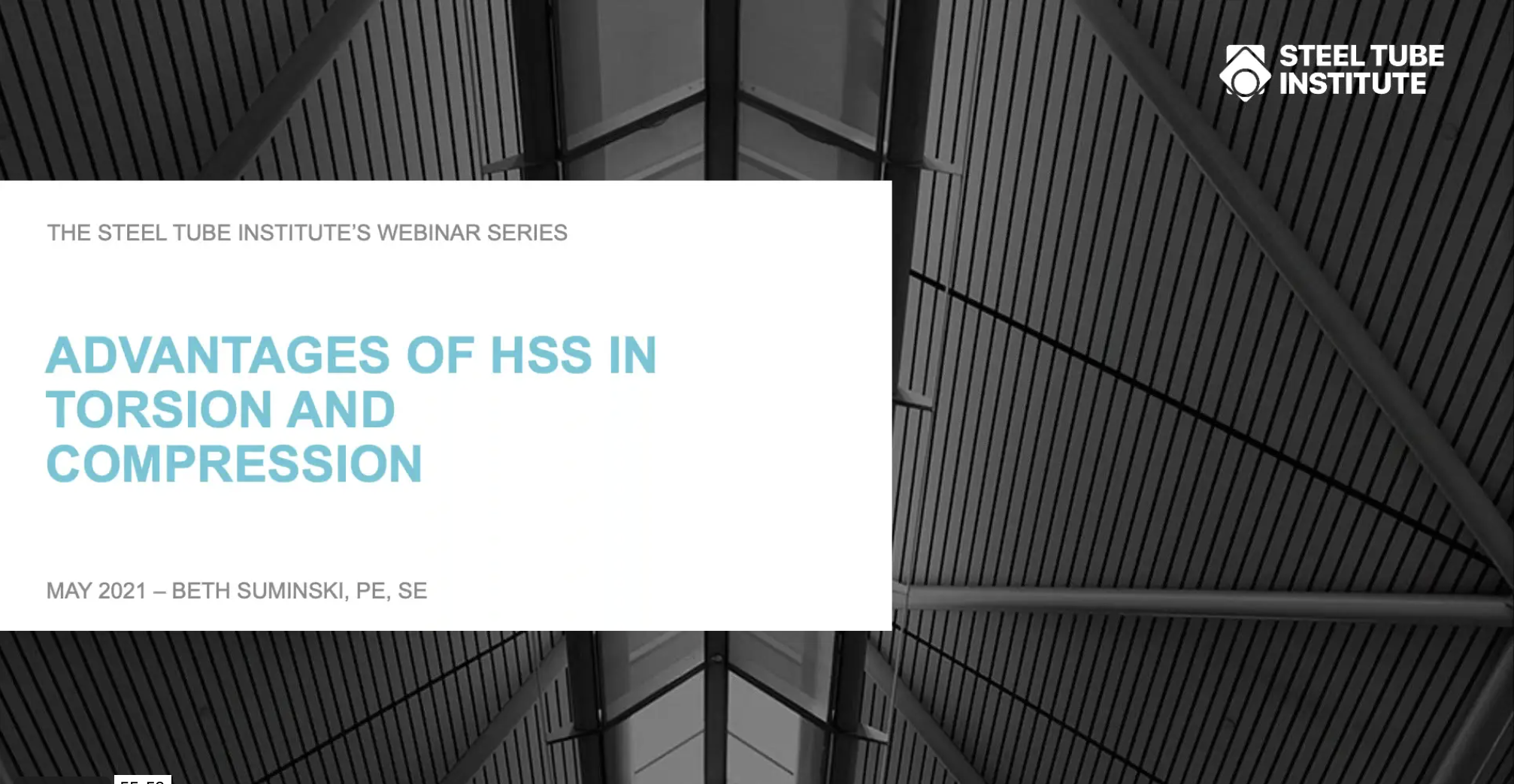 HSS Webinars On Demand 35 Advantages of HSS in Torsion Compression Cover HSS Webinars On Demand