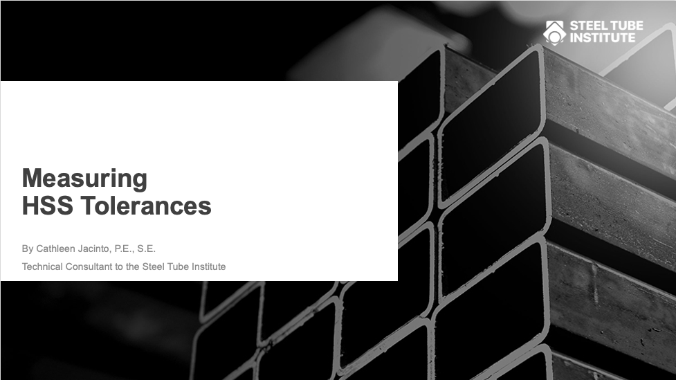 HSS Webinars On Demand 32 Measuring HSS Tolerances HSS Webinars On Demand