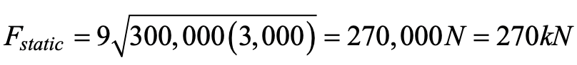 HSS Bollards 4 HSS Bollards Equation 2 HSS Bollards