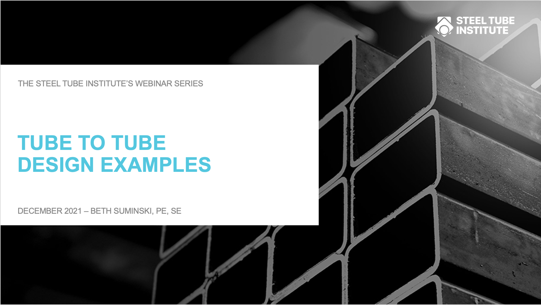HSS Webinars On Demand 30 Tube-To-Tube Design Examples Webinar On Demand