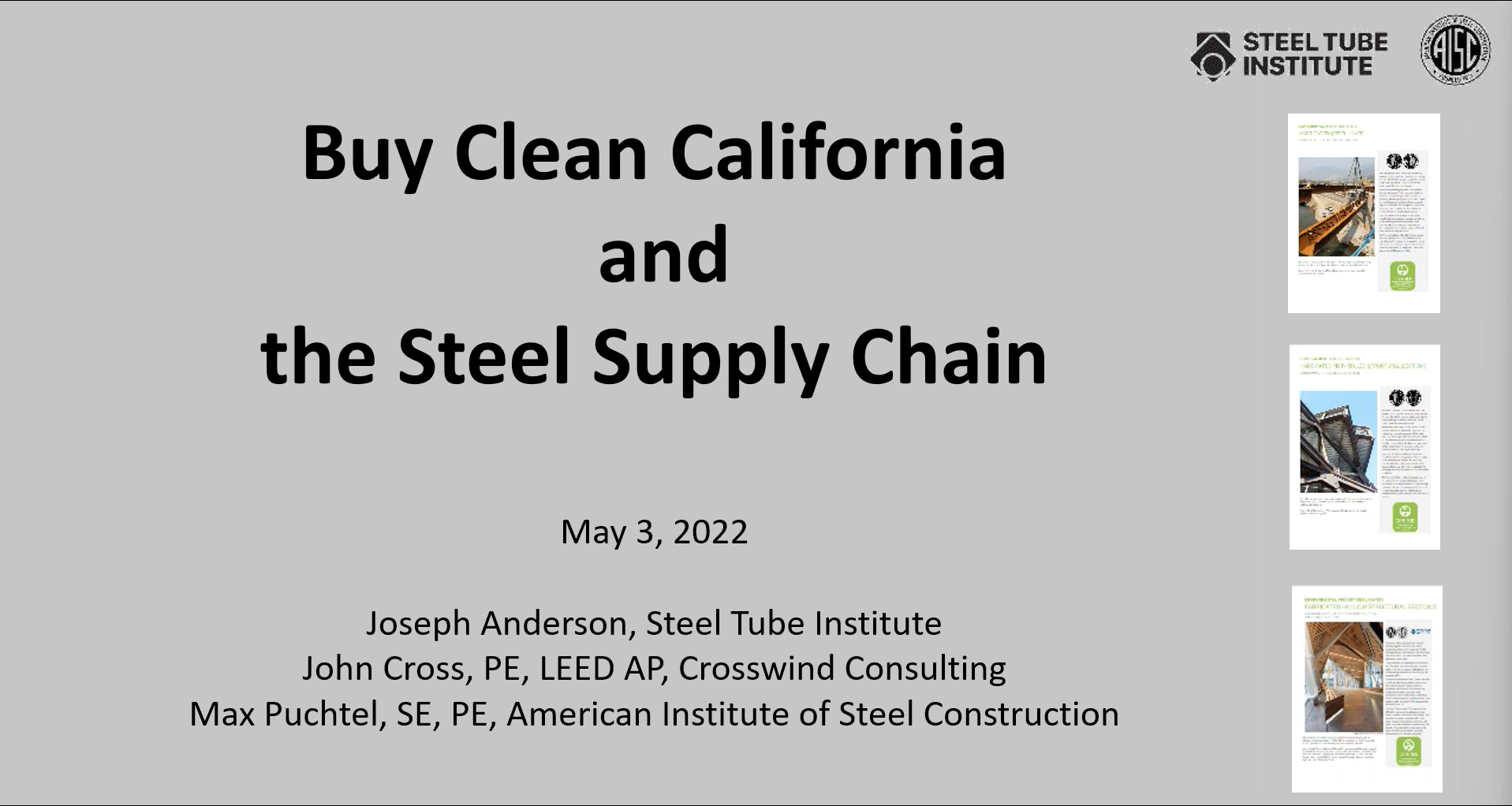 HSS Webinars On Demand 29 Revised Buy Clean California Webinar Cover