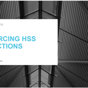 Reinforcing HSS Connections - Webinar On Demand cover