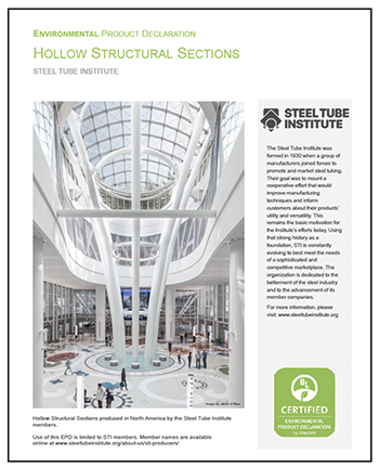 Service Centers 7 STI Industry-average Non-fabricated EPD