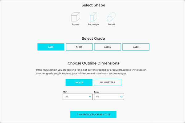 Service Centers 2 HSS Capability Tool