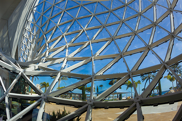 Service Centers 20 Salvador Dali Museum with hot-dip galvanized HSS