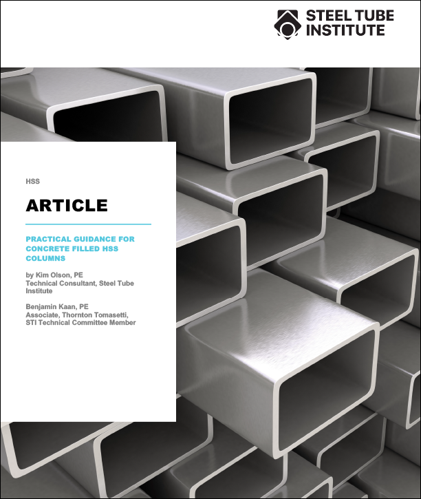HSS Reference Guide No. 1: Composite HSS 8 Practical Guidance for Concrete Filled HSS Columns - cover