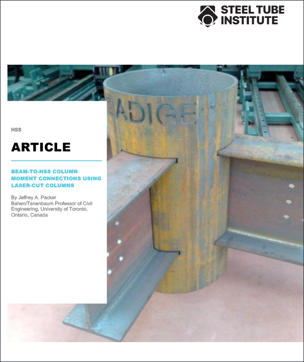 HSS Reference Guide No. 2: HSS Moment Connections 11 Beam-to-HSS Column Moment Connections Using Laser-Cut Columns