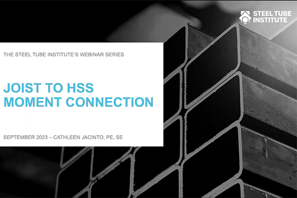 HSS Reference Guide No. 2: HSS Moment Connections 26 Joist to HSS Moment Connections