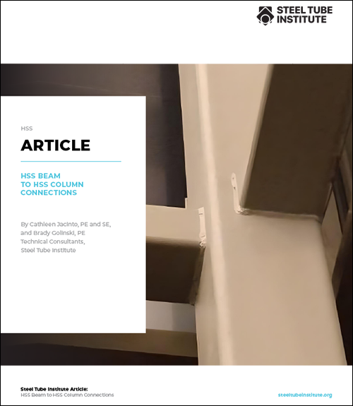 HSS Insider - Jan. 2025 - Top Resources of 2024 2 HSS Beam to HSS Column Connections article cover